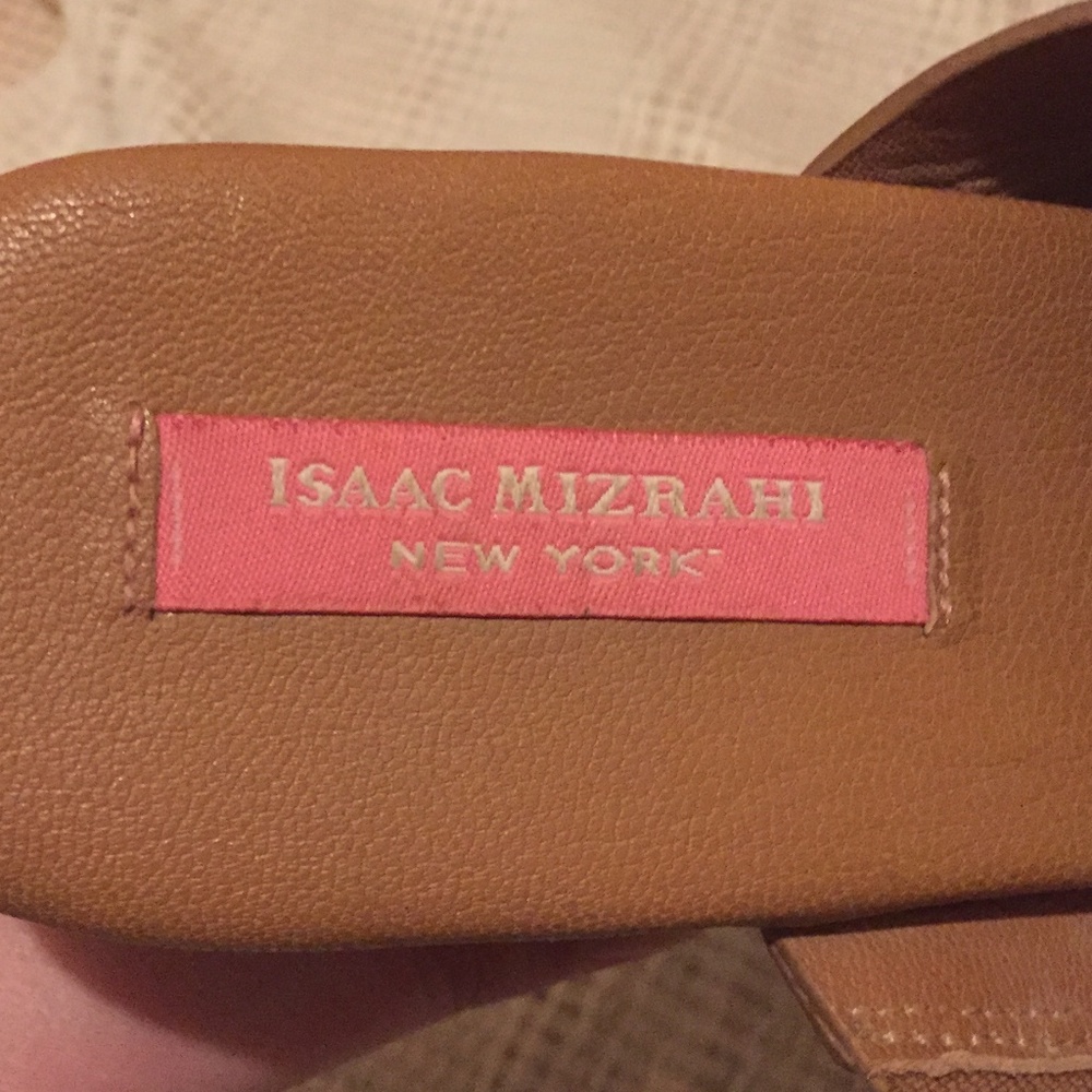 Isaac Mizrahi Leather Wedges - Picture 7 of 8